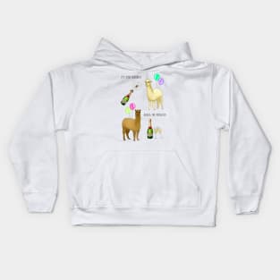 Alpaca the Prosecco Kids Hoodie